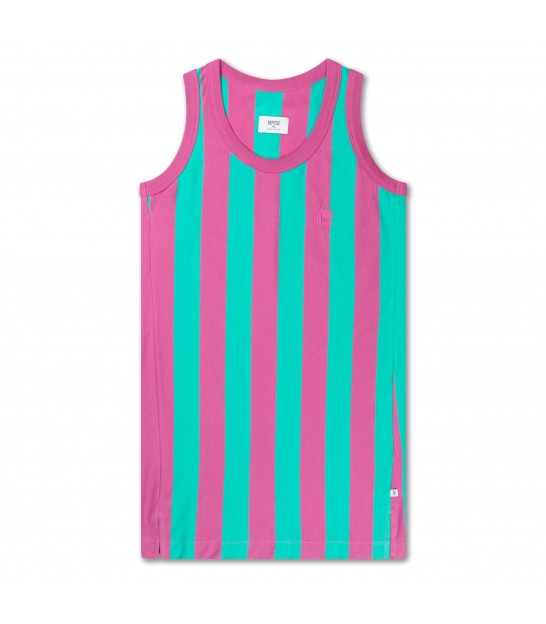 Singlet Dress Azure Block Stripe - Loja Dada for Kids - REPOSE AMS