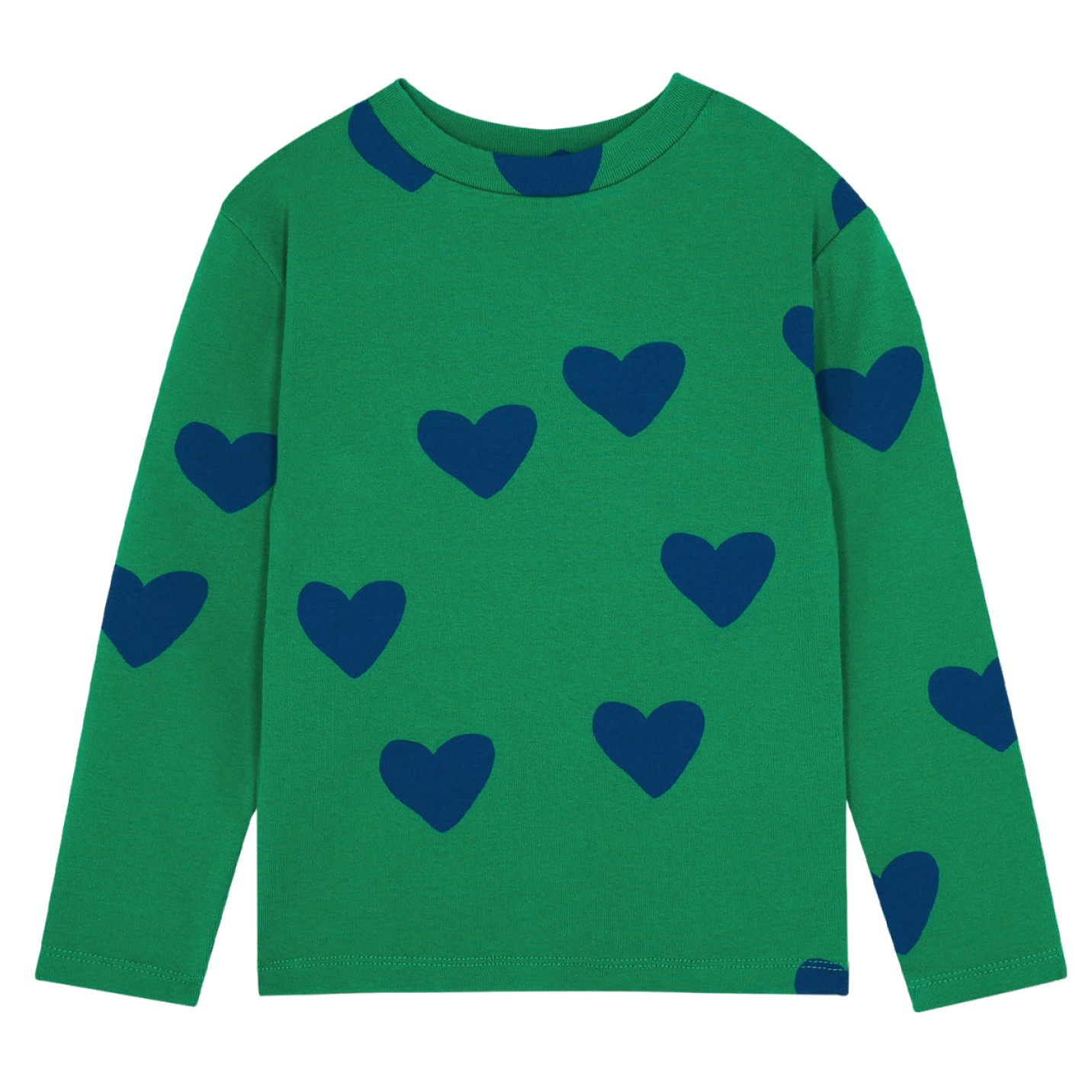 Blue Hearts l/s T-shirt - Loja Dada for Kids - THE CAMPAMENTO