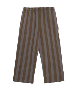 Horse Striped Pants Brown