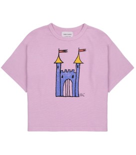 Faraway Castle S/sleeve T-shirt Pink