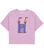 Faraway Castle S/sleeve T-shirt Pink