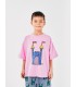 Faraway Castle S/sleeve T-shirt Pink