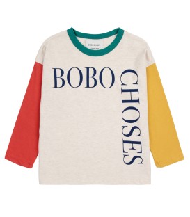 Bobo Choses Square Color Block L/sleeve T-shirt 