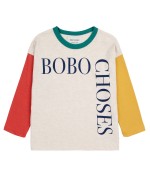 Bobo Choses Square Color Block L/sleeve T-shirt 