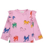 Wonder Horse AOP Ruffle Sweatshirt 