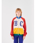 B.C Vintage Color Block Zip Sweatshirt 