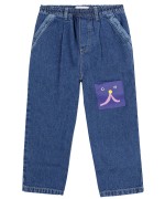 Funny Face Denim Jogger Pants