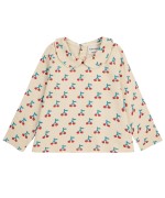 Cherry AOP Collar Baby L/sleeve T-shirt