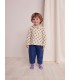 Cherry AOP Collar Baby L/sleeve T-shirt