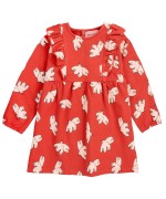 Freedom Bird AOP Baby Ruffle Dress