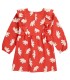 Freedom Bird AOP Baby Ruffle Dress