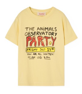 ROOSTER KIDS T-SHIRT The Party Soft Yellow