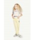  DROMEDARY KIDS PANTS Soft Yellow Logo