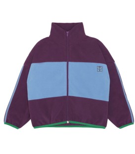 Purple Polar Zipped Sweatshirt