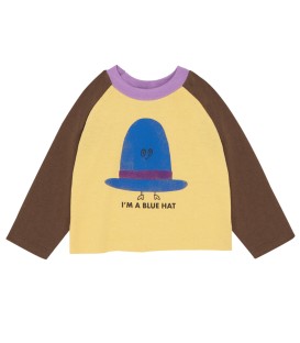 Blue Hat l/sleeves baby t-shirt 