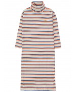 Stripes Mockneck Dress 