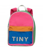 Color Block Backpack Pink/Mustard