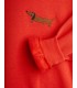 Dog Embroidered Red Sweatshirt 