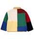 Color Block Sheepskin Jacket