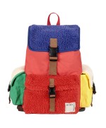 Sheepskin Color Block Backpack