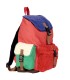 Sheepskin Color Block Backpack