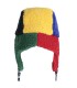 Color Block Sheepskin Chapka