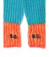 Color Stripes Knitted Gloves