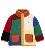 Casaco de Bebé Color Block Sheepskin