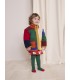 Color Block Sheepskin Baby Jacket