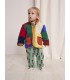 Casaco de Bebé Color Block Sheepskin