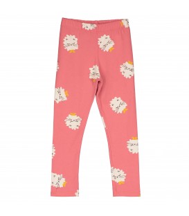 Leggings Kittens in Boots Coral