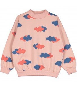 Sweatshirt Little Clouds Rose