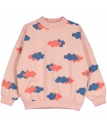 Sweatshirt Little Clouds Rose