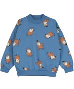 Sweatshirt Owls Blue