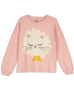 Kitten in Boots L/sleeve T-shirt Rose