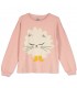 Kitten in Boots L/sleeve T-shirt Rose