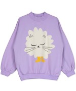 Sweatshirt Kitten in Boots Mauve