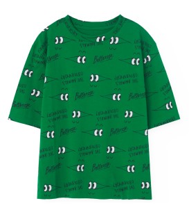 CAIMAN KIDS T-SHIRT Green Dots