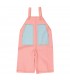 Baby Color Block Dungaree Peach