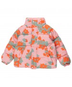 Flowers Short Padded Jacket