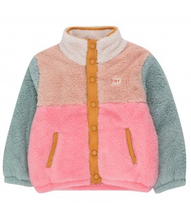 Casaco Polar Sherpa Rosa