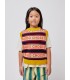 Branded Bobo Choses Striped Knit Vest