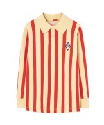 EEL POLO T-SHIRT Red Stripes