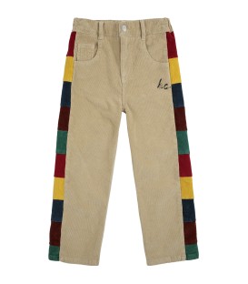 B-SIDE BC Color Block Corduroy Pants