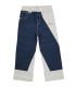 B-SIDE BC Contrast Color Straight Denim Pants