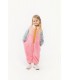 Color Block Polar Sherpa Baby One-piece Wild Rose/Pink