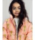 Winter Flowers City Puffer Jacket