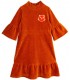 Cats Corduroy Velour Dress