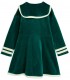 Vestido de veludo Sailor