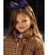 Bow Satin Headband Purple